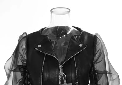Women's Faux Leather Jacket