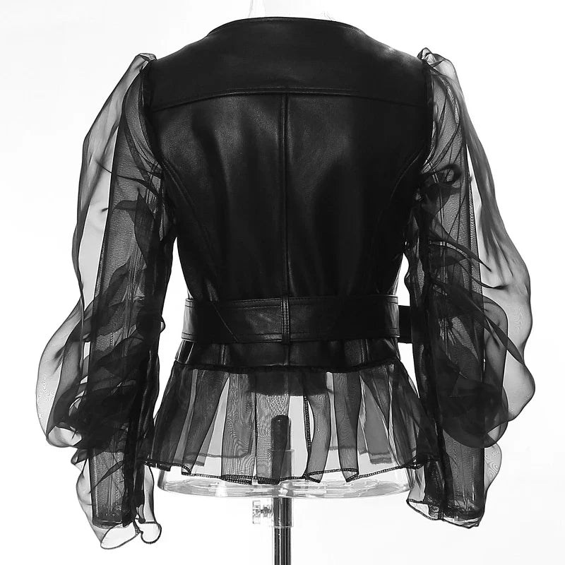 Women's Faux Leather Jacket