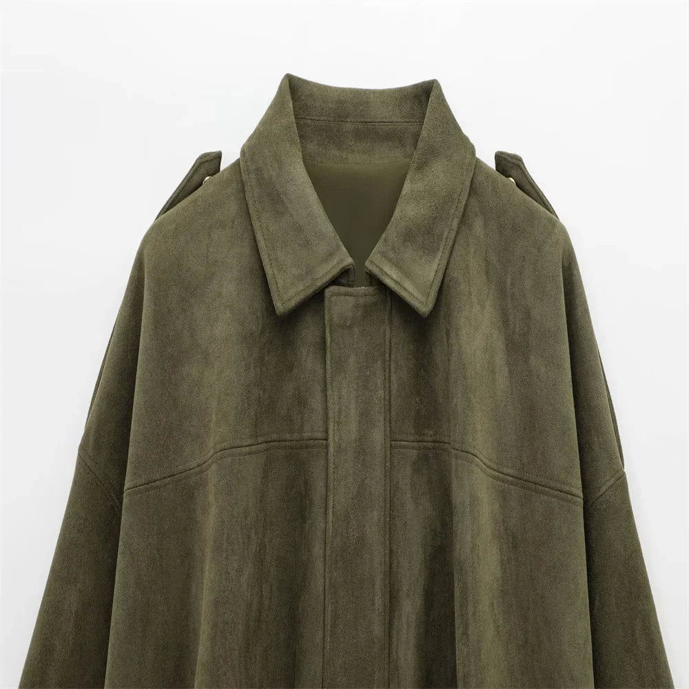 Women's Faux Suede Jacket