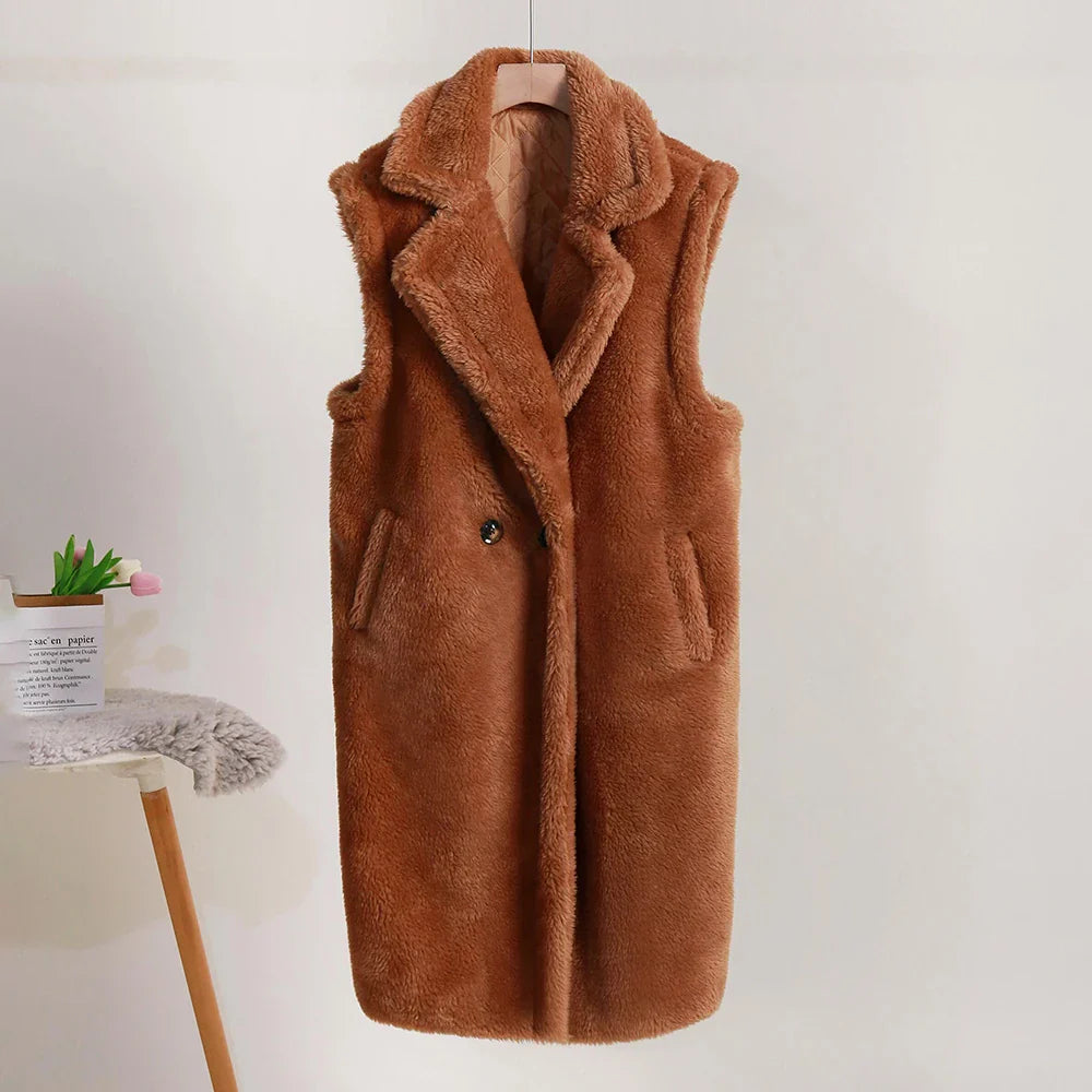Long Fur Vest