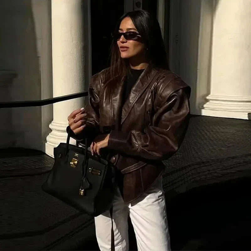 Vintage Women's Leather Jacket