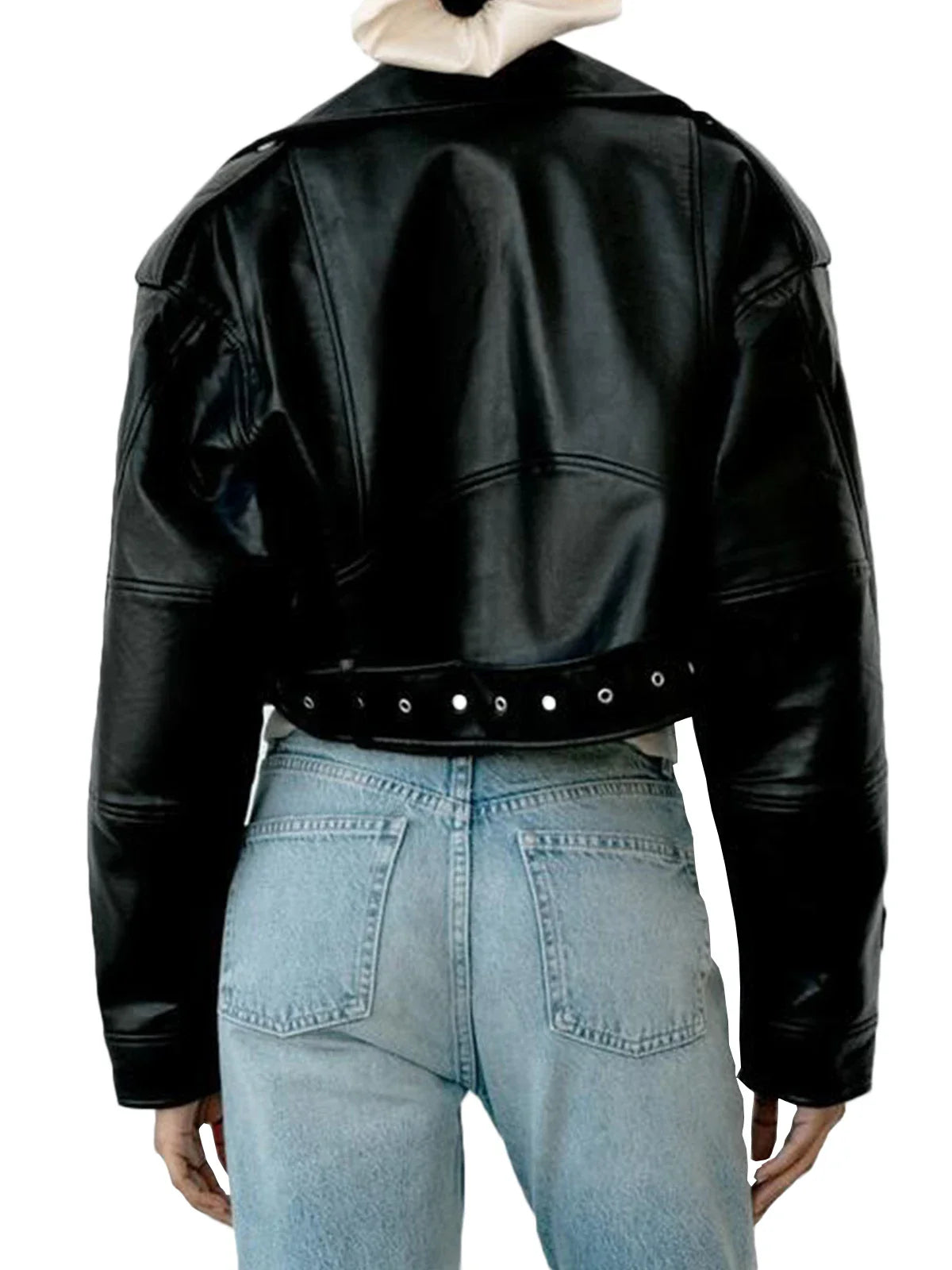 Women's Faux PU Leather Jacket