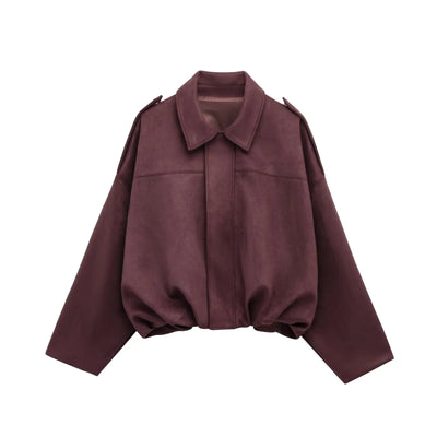 Women's Faux Suede Jacket