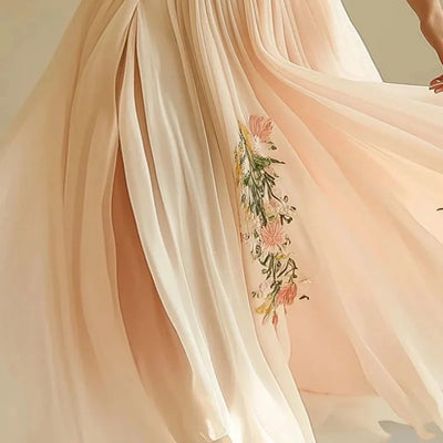 Amelia | Sophisticated High-Waisted V-Neck Evening Dresses