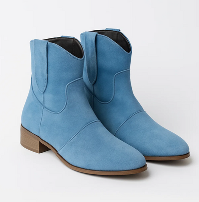 DAKOTA™ – Suede Western Boots with Timeless Look