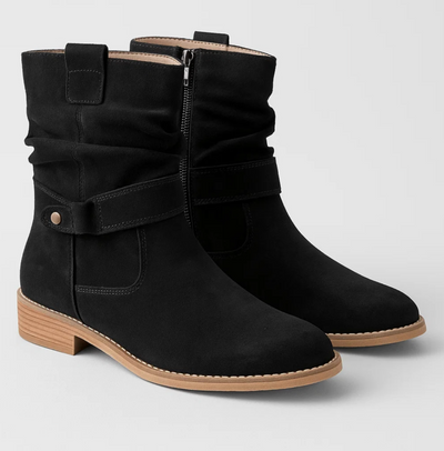 LORENA™ – Suede Boots with Timeless Elegance