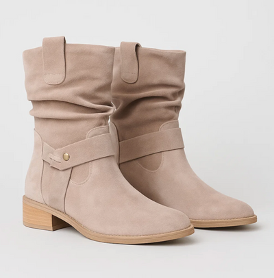 LORENA™ – Suede Boots with Timeless Elegance