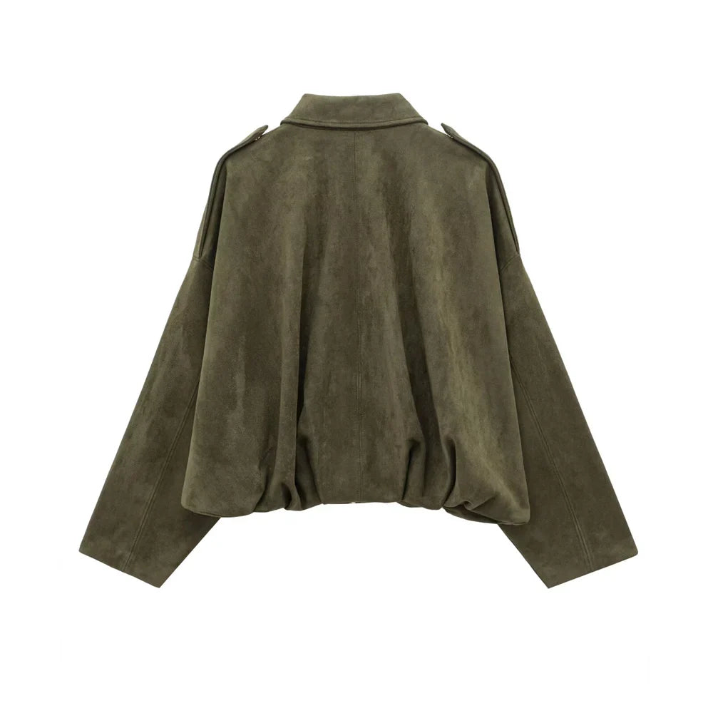 Women's Faux Suede Jacket