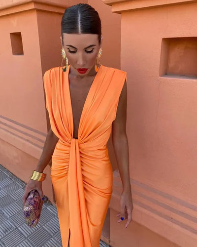 Felicity | Drape-Detail Bodycon Dress