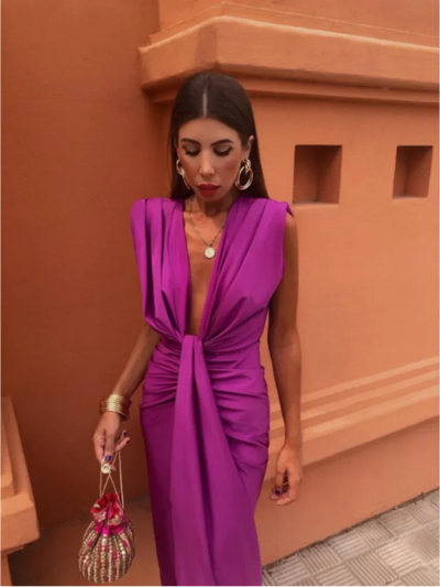 Felicity | Drape-Detail Bodycon Dress