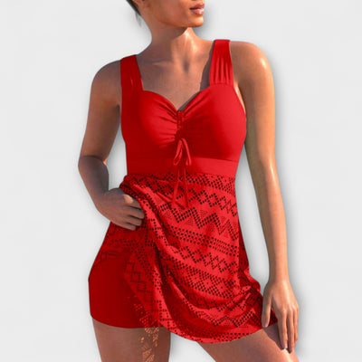 Estelle - Two-Piece Swimsuit Set with Skirt