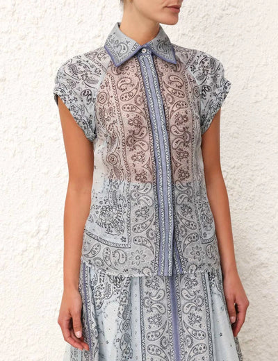 Lucia™ | Button-Down Belted Waist Dress
