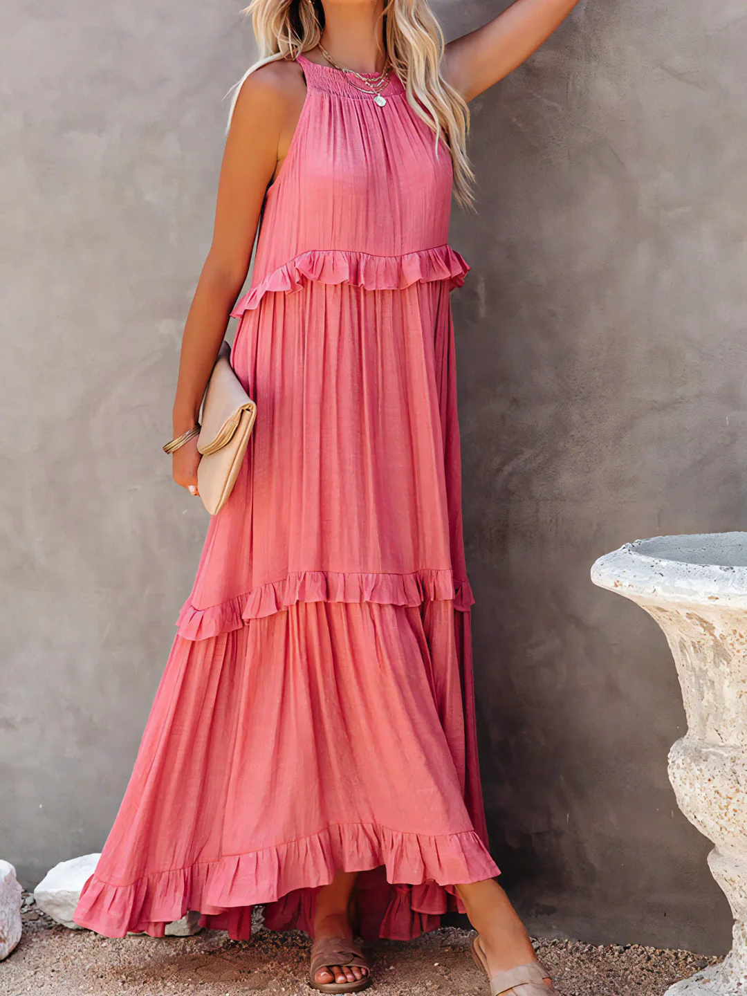 Darcey™ Ruffle Breeze Maxi Dress