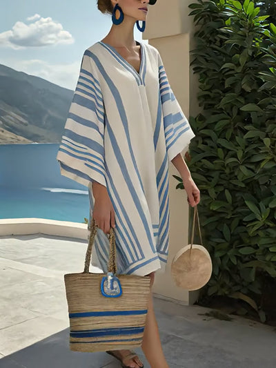 Blue Skies Linen Dress