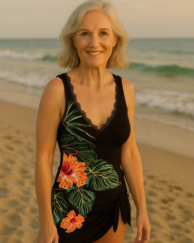 Pamela - Floral Pattern Swim Tankini