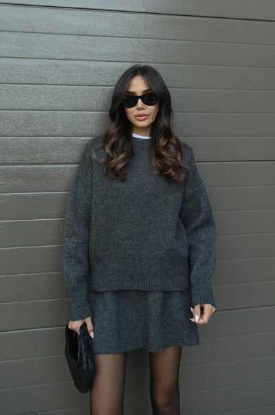 The Madison™ - Knit Suit (Top + Skirt)