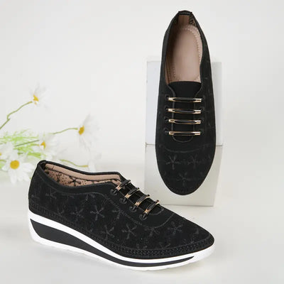 Casual low top wedge orthopedic sneakers