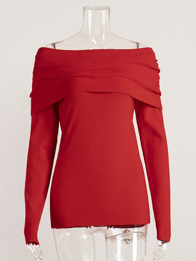 Erica | Off-Shoulder Elegance Sweater