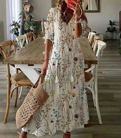 Dana | Boho Chic Dress with Belly Cover for a Stylish Look