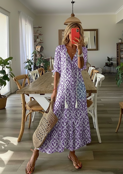 Dana | Boho Chic Dress with Belly Cover for a Stylish Look