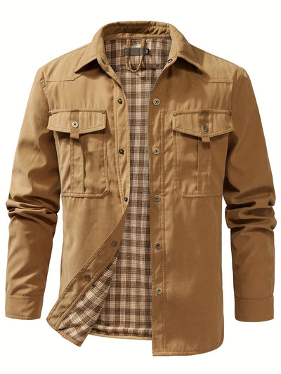 Hunter™ – Rugged Outdoor Plaid Shirt