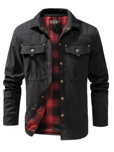 Hunter™ – Rugged Outdoor Plaid Shirt