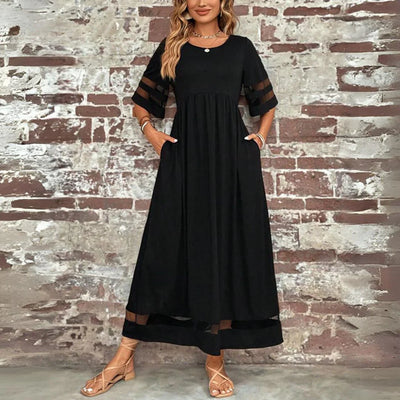 Evelyn | Chic Maxi Dress with Belly Cover for an Elegant Look