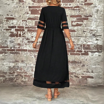 Evelyn | Chic Maxi Dress with Belly Cover for an Elegant Look