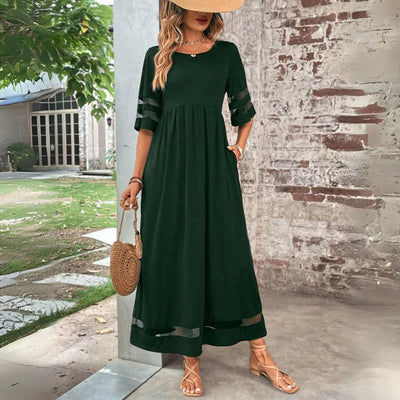 Evelyn | Chic Maxi Dress with Belly Cover for an Elegant Look