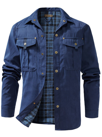 Hunter™ – Rugged Outdoor Plaid Shirt