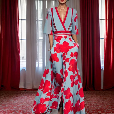 Jamie - Chic Floral Print Dress