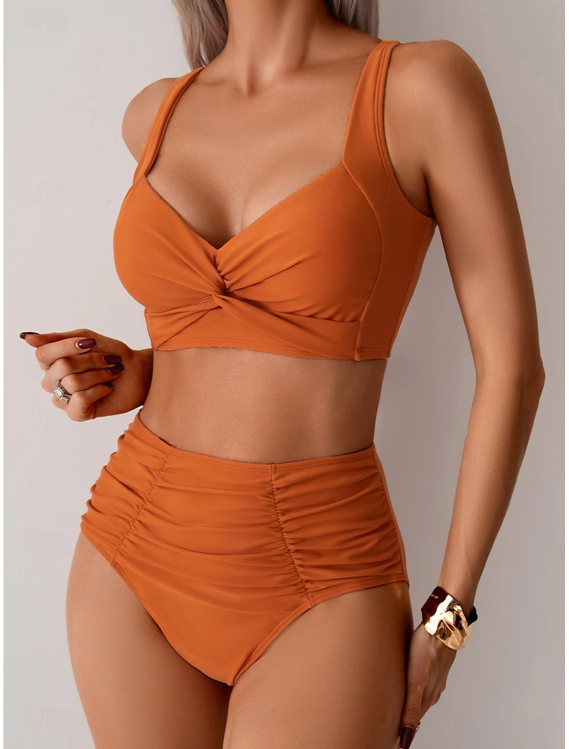 Leonora - Ruched Fabric Bikini