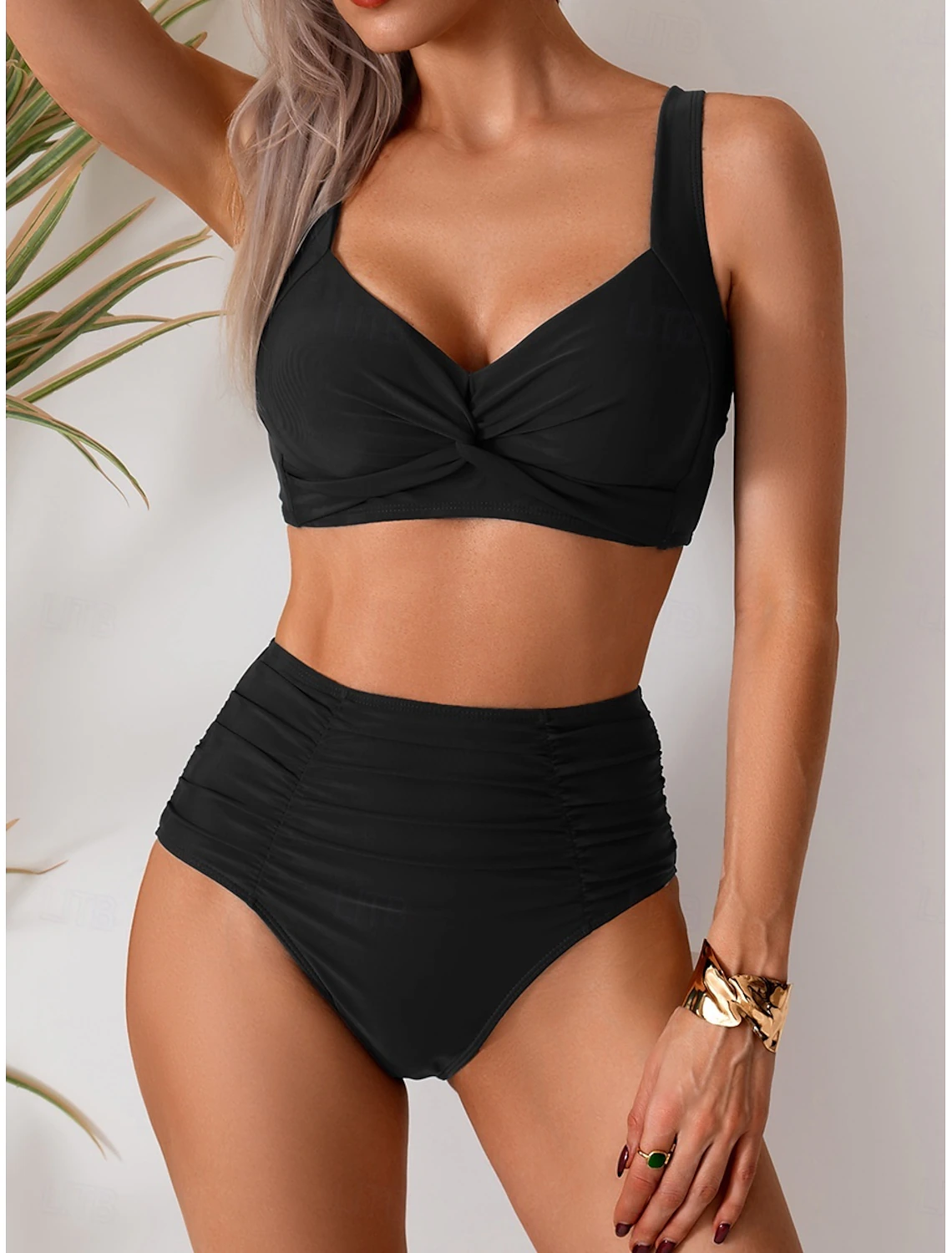 Leonora - Ruched Fabric Bikini