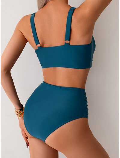 Leonora - Ruched Fabric Bikini