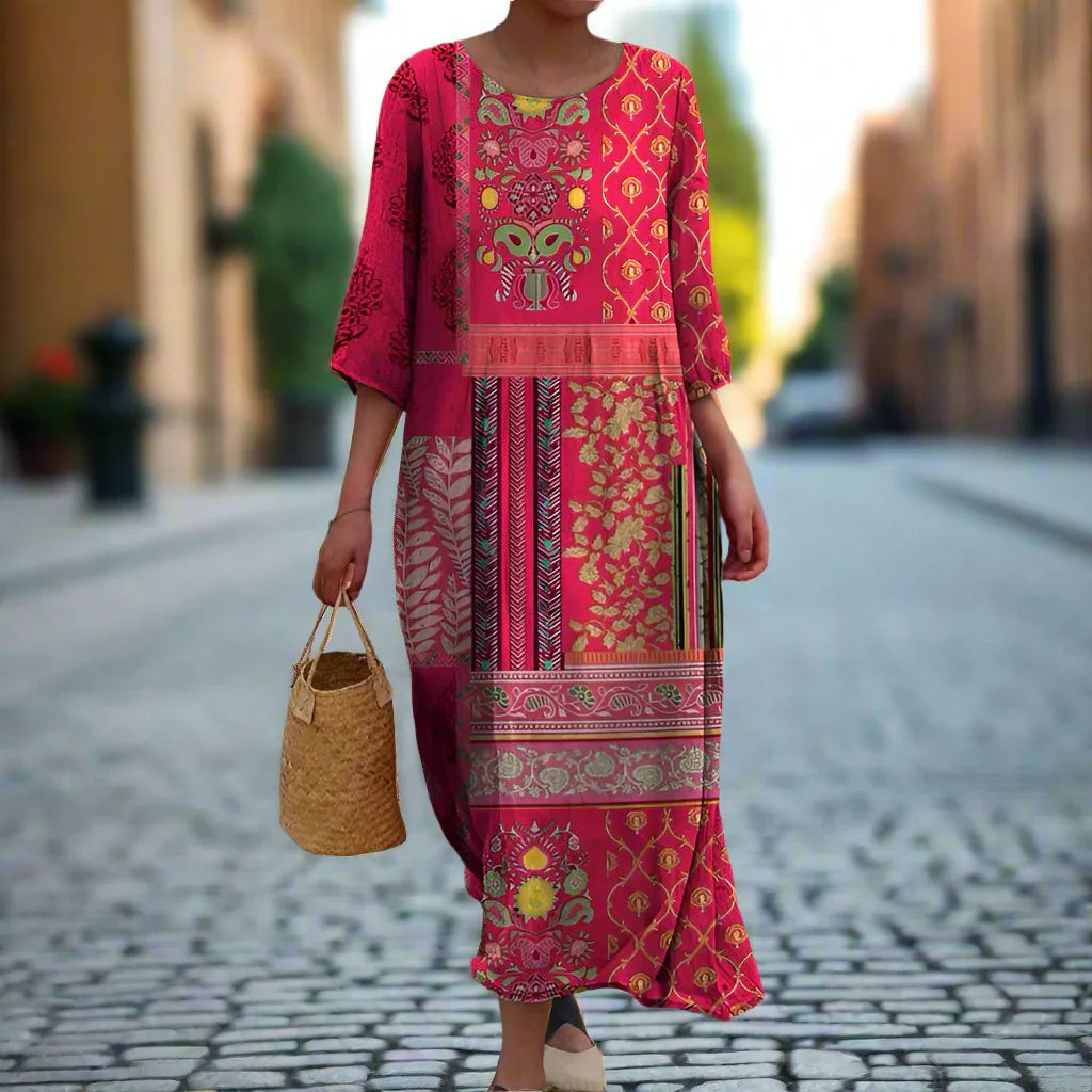 Rita | Breathtaking flowing ethnic dress for a stylish and comfortable look