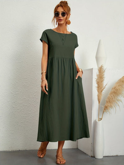 Rosey | Stylish Casual Midi Dress