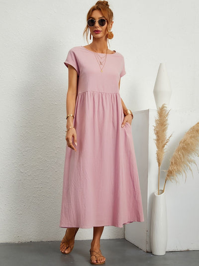 Rosey | Stylish Casual Midi Dress