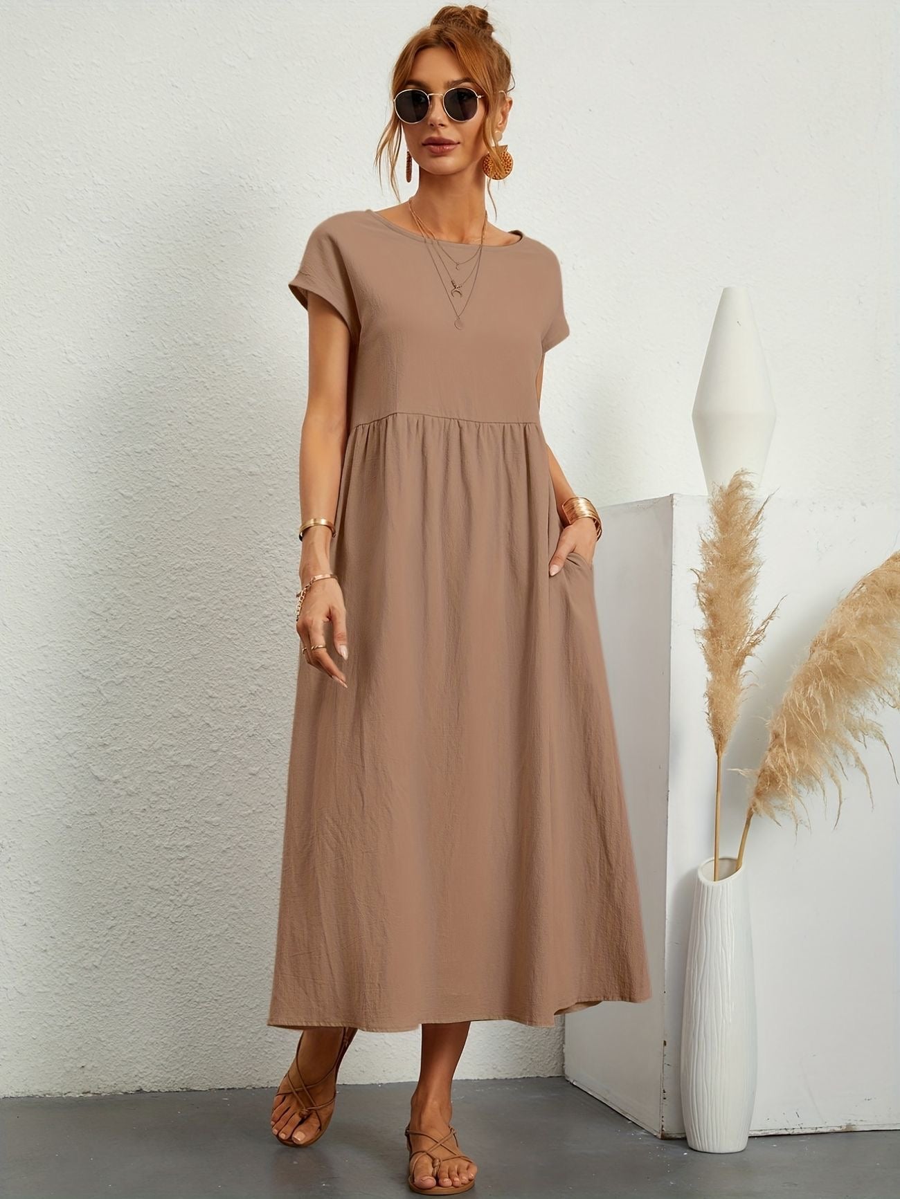 Rosey | Stylish Casual Midi Dress