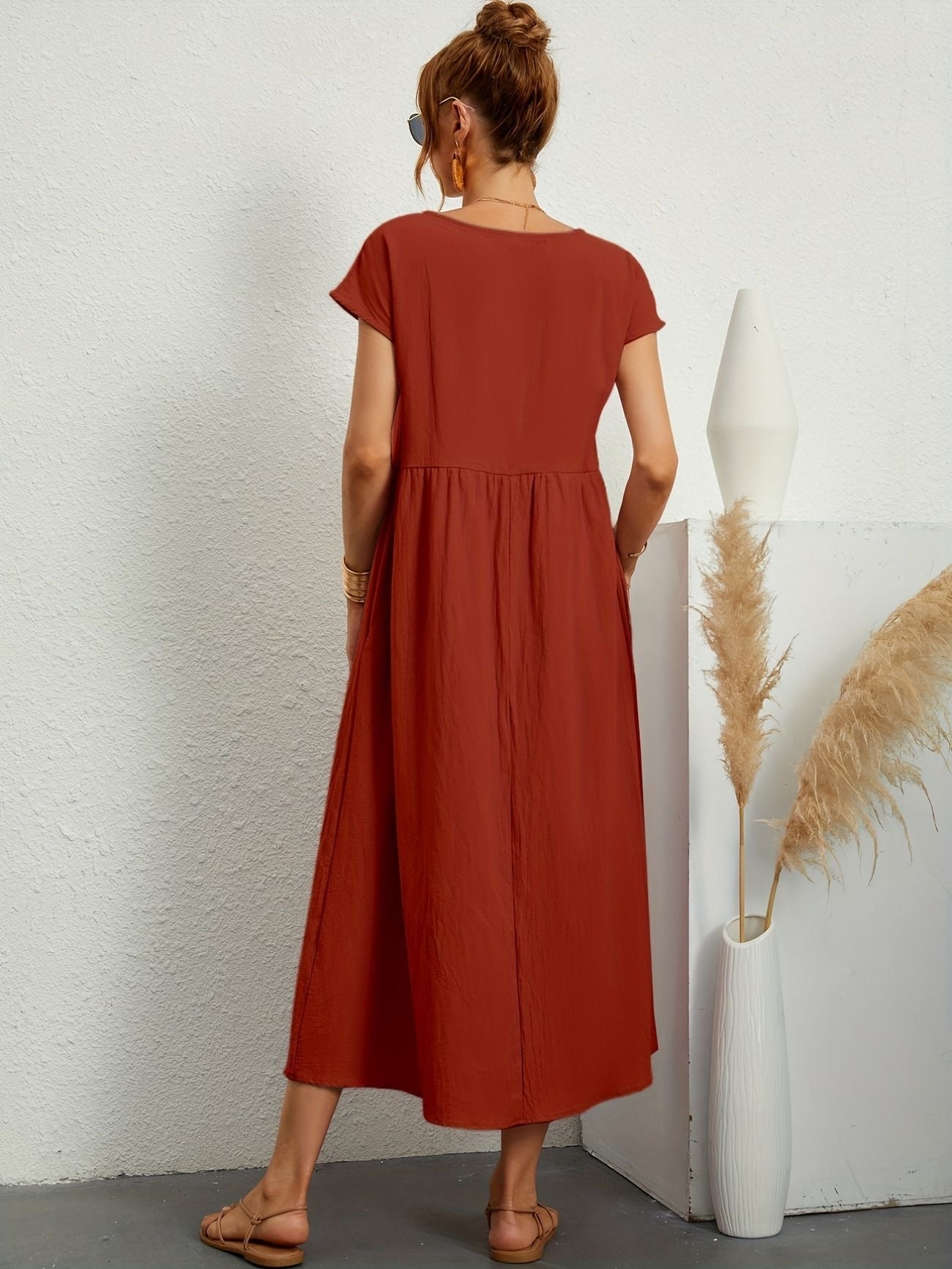 Rosey | Stylish Casual Midi Dress