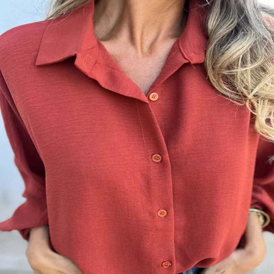 Isola - Elegant Button-Up Blouse