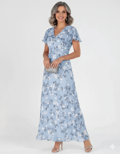 Alaine | Elegant Seductive Floral Dress