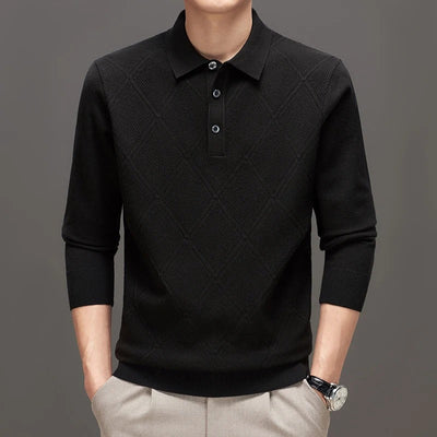 Atlas | Diamond Knit Polo