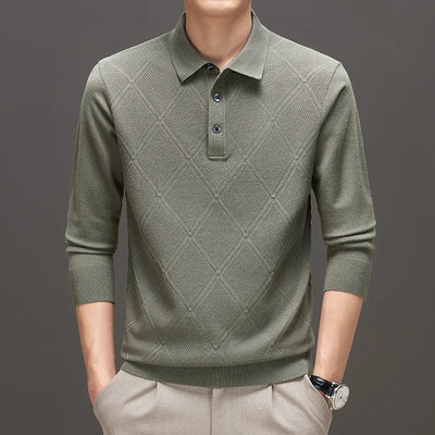 Atlas | Diamond Knit Polo