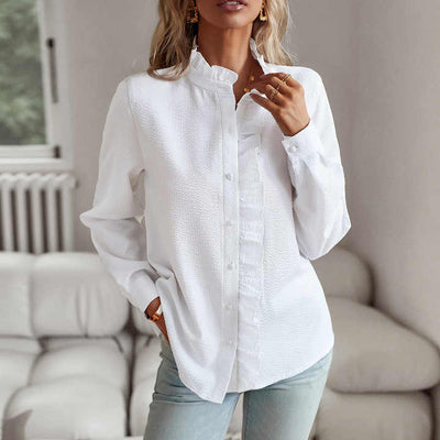 Marcelina - Elegant Polo Blouse